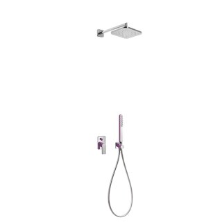 Tres Loft Colors, Unterputz Brauseset, Violett-chrom