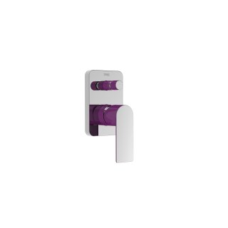 Tres Loft Colors, Unterputz-Einhandmischer (2-Wege), Violett-chrom