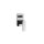 Tres Loft Colors, Unterputz-Einhandmischer (2-Wege), Schwarz-chrom