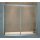 Doccia Badewannenaufsatz Monaco mit einer Schiebetür und einem Fixteil - für Seitenwand, bis 90cm, H:148,7cm, weiß, Carglass