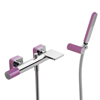 Tres Loft Colors, Einhebel Wannenmischer, Violett-chrom