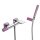 Tres Loft Colors, Einhebel Wannenmischer, Violett-chrom