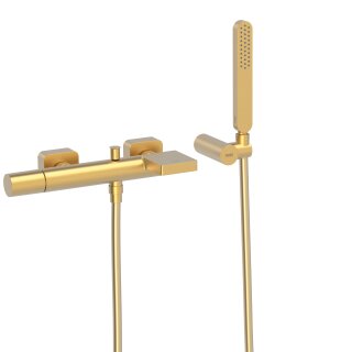 Tres Loft Colors, Einhebel Wannenmischer, 24k Gold matt