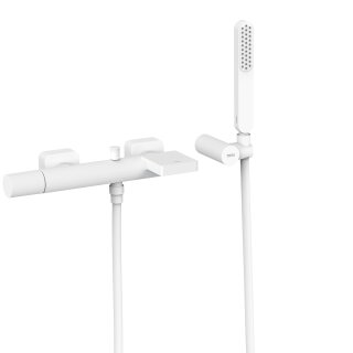Tres Loft Colors, Einhebel Wannenmischer, weiss matt