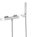 Tres Loft Colors, Einhebel Brausemischer, Weiss-chrom