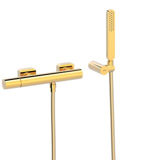 Tres Loft Colors, Einhebel Brausemischer, 24k Gold
