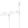 Tres Loft Colors, Einhebel Brausemischer, weiss matt