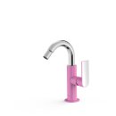 Tres Loft Colors, Einhebel Bidetmischer, Pink-chrom