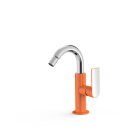 Tres Loft Colors, Einhebel Bidetmischer, Orange-chrom