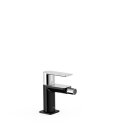 Tres Loft Colors, Einhebel Bidetmischer, Schwarz-chrom