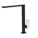 Tres Loft Colors, Einhebel Waschtischmischer, Schwarz-chrom