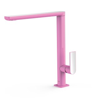 Tres Loft Colors, Einhebel Waschtischmischer, Pink-chrom