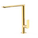 Tres Loft Colors, Einhebel Waschtischmischer, 24k Gold