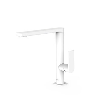 Tres Loft Colors, Einhebel Waschtischmischer, weiss matt