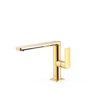 Tres Loft Colors, Einhebel Waschtischmischer, 24k Gold
