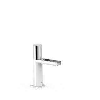 Tres Loft Colors, Einhebel Waschtischmischer, Weiss-chrom