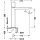 Tres Loft Colors, Einhebel Waschtischmischer, Weiss-chrom