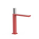 Tres Loft Colors, Einhebel Waschtischmischer, Rot-chrom