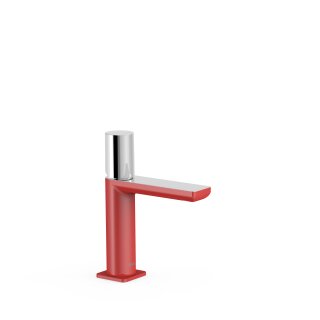 Tres Loft Colors, Einhebel Waschtischmischer, Rot-chrom