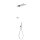 Tres Study Exclusive, Elektronisches Unterputz-Showerset, chrom