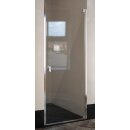 Doccia Cixi Seitenwand für Tür, bis 90cm, H:bis 190cm, chrom, Glas Dekor