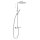 Tres Study Exclusive, Thermostat-Aufputz-Duschsystem, chrom