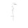 Tres Study Exclusive, Thermostat Brausebatterie, weiss matt