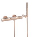 Tres Study Exclusive, Thermostat Wannenbatterie, 24k Rotgold