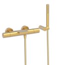 Tres Study Exclusive, Thermostat Wannenbatterie, 24k Gold...