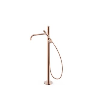 Tres Study Exclusive, Standarmatur für Badewanne, 24k Rotgold