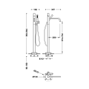 Tres Study Exclusive, Standarmatur für Badewanne,...