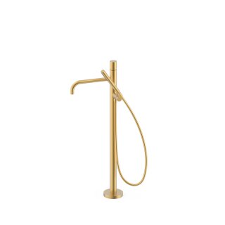 Tres Study Exclusive, Standarmatur für Badewanne, 24k Gold matt