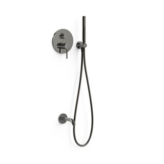 Tres Study Exclusive, Unterputz Brauseset Rapid-Box, Metallic-schwarz