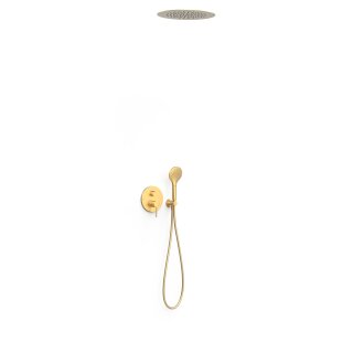 Tres Study Exclusive, Unterputz Brauseset Rapid-Box, 24k Gold matt