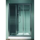 Doccia Adelaida Seitenwand für Tür, bis 90cm, H:bis 210cm, RAL-Farbe, Glas matt