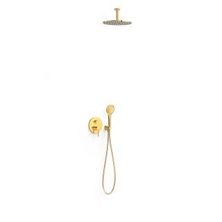 Tres Study Exclusive, Unterputz Brauseset Rapid-Box, 24k Gold