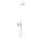 Tres Study Exclusive, Unterputz Brauseset Rapid-Box, 24k Rotgold