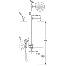 Tres Study Exclusive, Unterputz Brauseset Rapid-Box, 24k...
