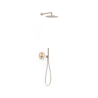 Tres Study Exclusive, Unterputz Brauseset Rapid-Box, 24k Rotgold