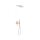 Tres Study Exclusive, Unterputz Brauseset Rapid-Box, 24k Rotgold