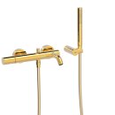 Tres Study Exclusive, Einhebel Wannenmischer, 24k Gold