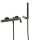 Tres Study Exclusive, Einhebel Wannenmischer, Metallic-schwarz