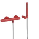 Tres Study Exclusive, Einhebel Brausemischer, rot