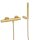 Tres Study Exclusive, Einhebel Brausemischer, 24k Gold matt