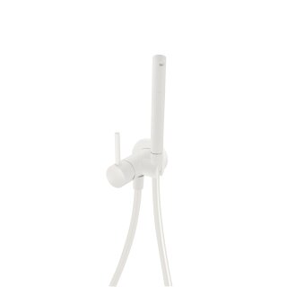 Tres Study Exclusive, Unterputz Einhebel für Toilette. Option Gipsplatten, weiss matt