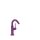 Tres Study Exclusive, Einhebel Bidetmischer, violett