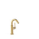 Tres Study Exclusive, Einhebel Bidetmischer, 24k Gold matt