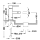 Tres Study Exclusive, Einhebel Bidetmischer, chrom