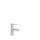 Tres Study Exclusive, Einhebel Bidetmischer, weiss matt