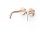 Tres Study Exclusive, Einhebel Waschtischmischer UP, 24k Rotgold